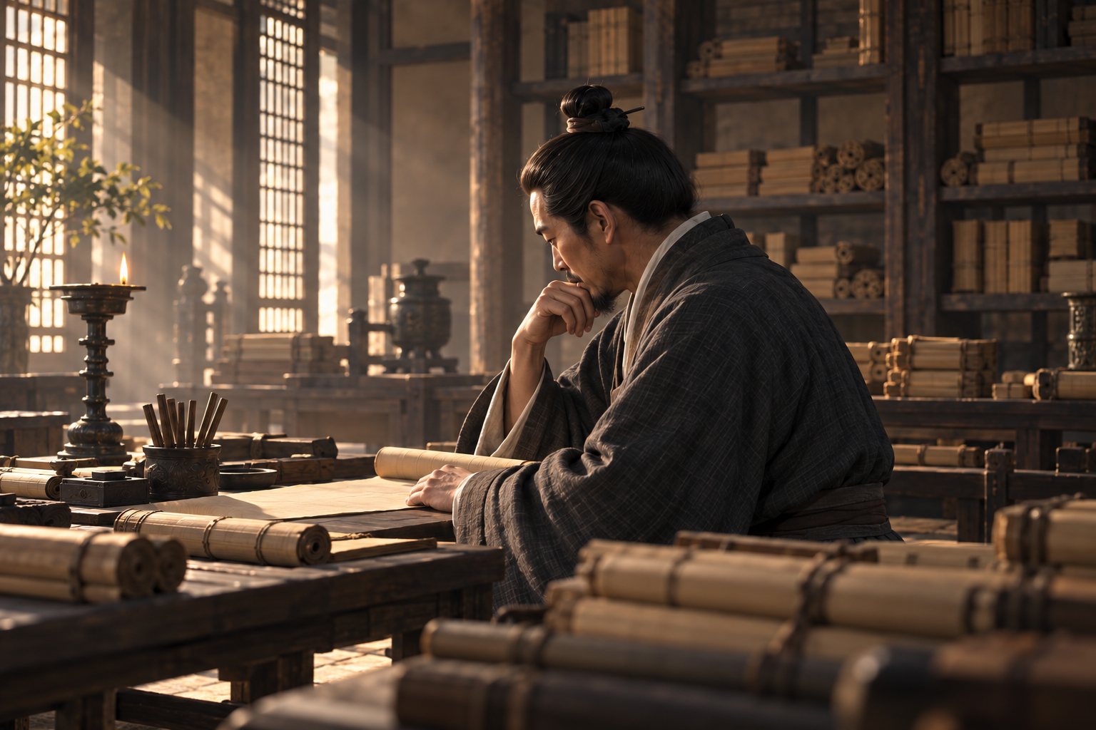 李陵之祸后的著述意象;不是在狱中写《报任安书》。
